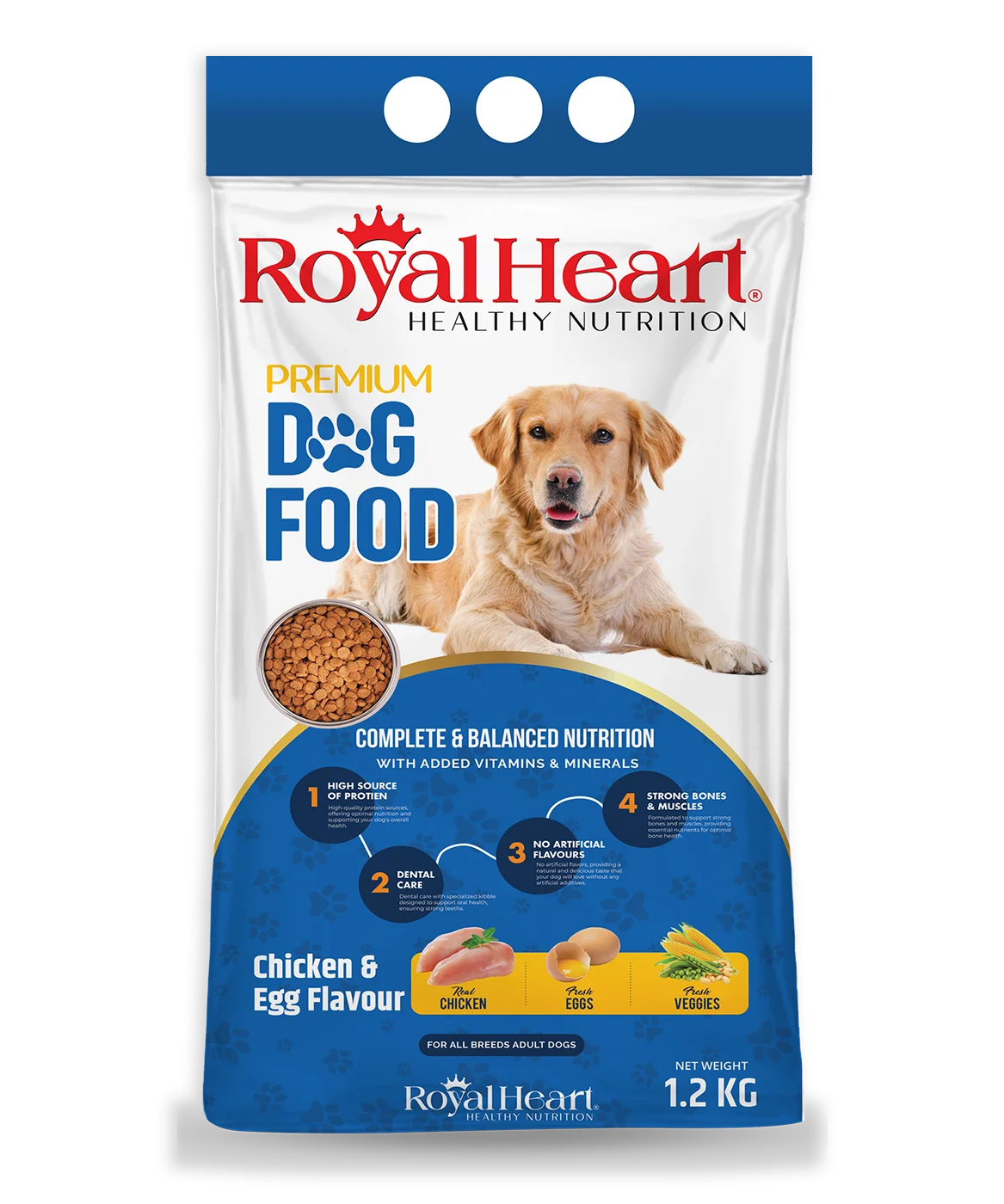 Royal Heart Chicken & Egg Chicken & Egg - Image 1